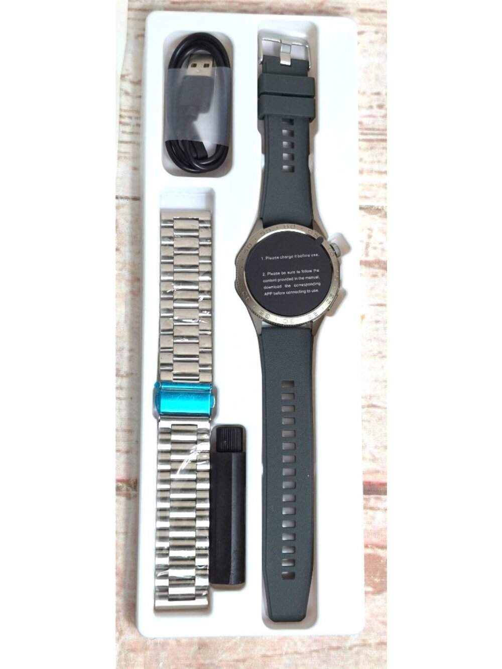 Tikland Military Smart Watch for Men 1.43” AMOLED with Bluetooth Calling, 100+